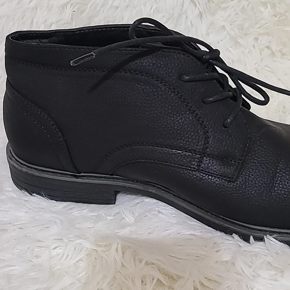 PERRY‎ ELLIS PORTFOLIO David Chukka Boots Black with Matt Finish - Size 11.5